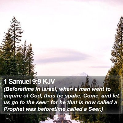 1 Samuel 9:9 KJV Bible Verse Image