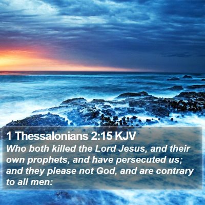 1 Thessalonians 2:15 KJV Bible Verse Image