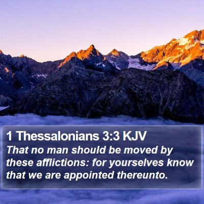 1 Thessalonians 3:3 KJV Bible Verse Image