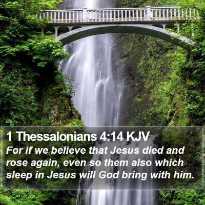 1 Thessalonians 4:14 KJV Bible Verse Image