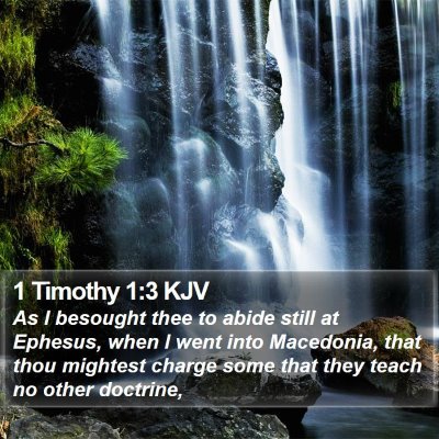 1 Timothy 1:3 KJV Bible Verse Image
