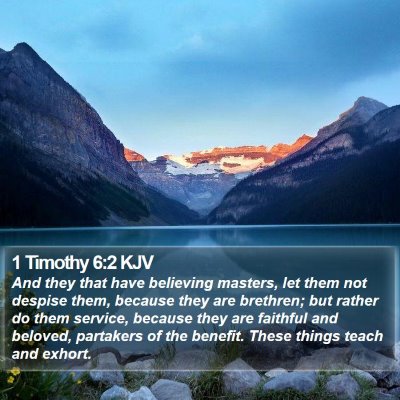 1 Timothy 6:2 KJV Bible Verse Image