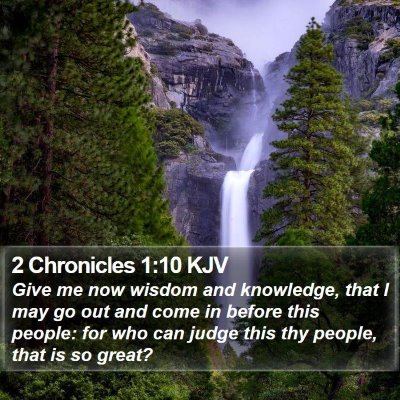 2 Chronicles 1:10 KJV Bible Verse Image