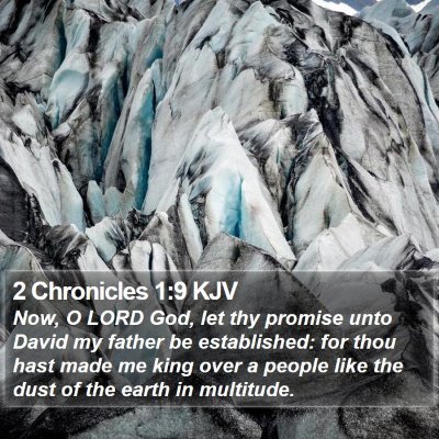 2 Chronicles 1:9 KJV Bible Verse Image
