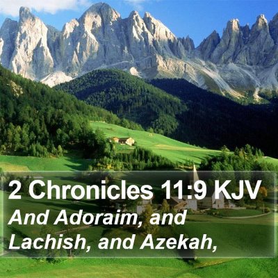 2 Chronicles 11:9 KJV Bible Verse Image