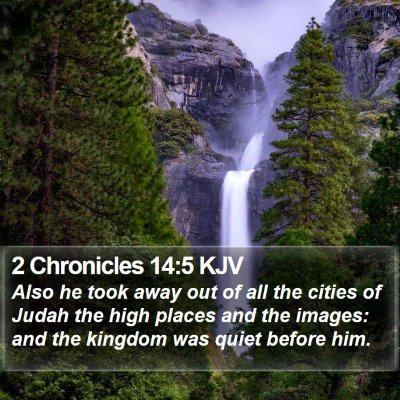 2 Chronicles 14:5 KJV Bible Verse Image