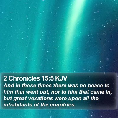 2 Chronicles 15:5 KJV Bible Verse Image