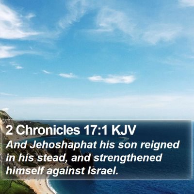 2 Chronicles 17:1 KJV Bible Verse Image