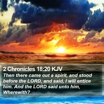 2 Chronicles 18:20 KJV Bible Verse Image