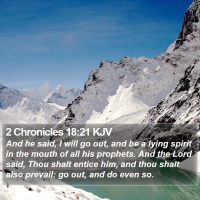 2 Chronicles 18:21 KJV Bible Verse Image
