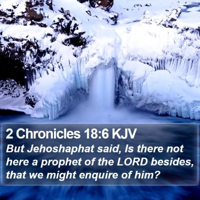 2 Chronicles 18:6 KJV Bible Verse Image