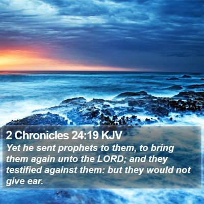 2 Chronicles 24:19 KJV Bible Verse Image