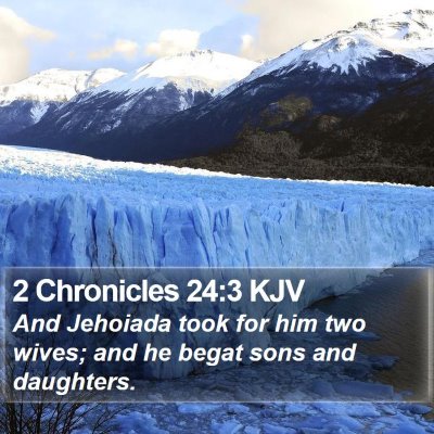 2 Chronicles 24:3 KJV Bible Verse Image