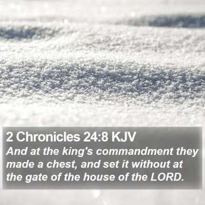 2 Chronicles 24:8 KJV Bible Verse Image