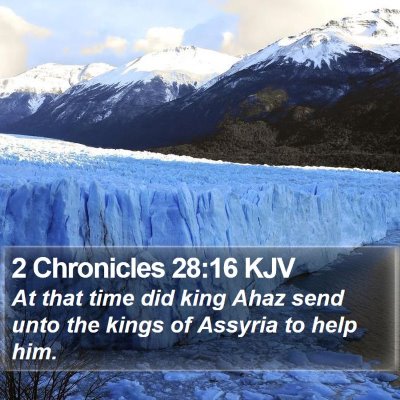 2 Chronicles 28:16 KJV Bible Verse Image