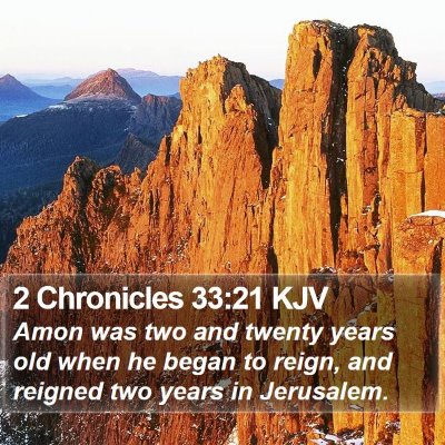2 Chronicles 33:21 KJV Bible Verse Image
