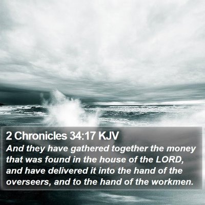 2 Chronicles 34:17 KJV Bible Verse Image