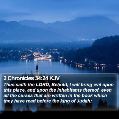 2 Chronicles 34:24 KJV Bible Verse Image