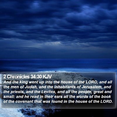 2 Chronicles 34:30 KJV Bible Verse Image
