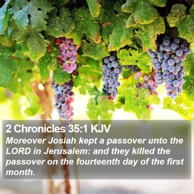 2 Chronicles 35:1 KJV Bible Verse Image