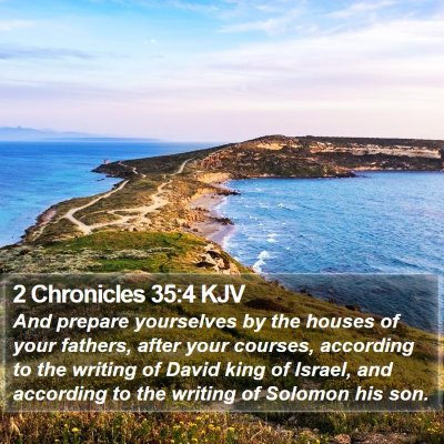 2 Chronicles 35:4 KJV Bible Verse Image