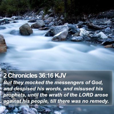 2 Chronicles 36:16 KJV Bible Verse Image