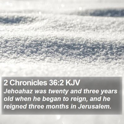 2 Chronicles 36:2 KJV Bible Verse Image