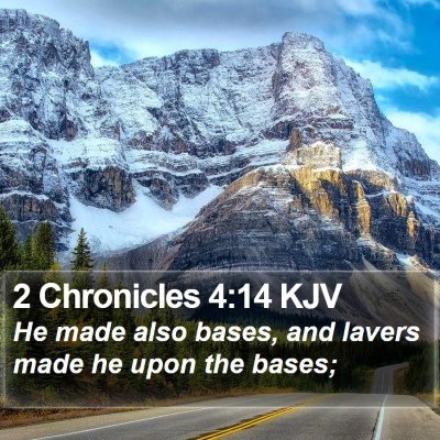 2 Chronicles 4:14 KJV Bible Verse Image