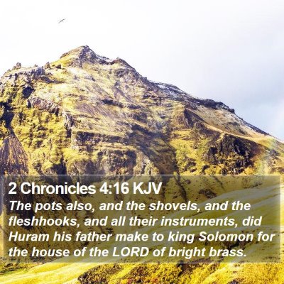 2 Chronicles 4:16 KJV Bible Verse Image