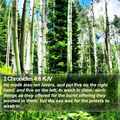 2 Chronicles 4:6 KJV Bible Verse Image