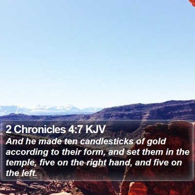 2 Chronicles 4:7 KJV Bible Verse Image