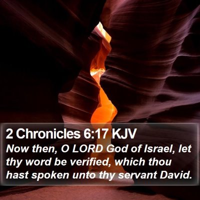 2 Chronicles 6:17 KJV Bible Verse Image