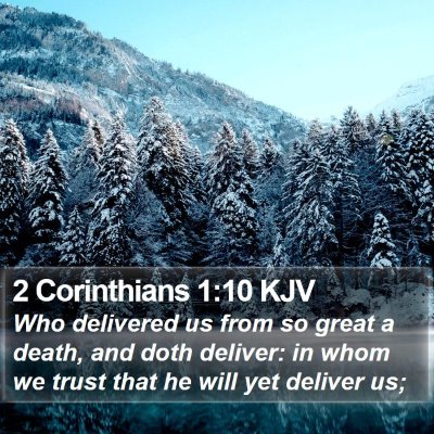 2 Corinthians 1:10 KJV Bible Verse Image