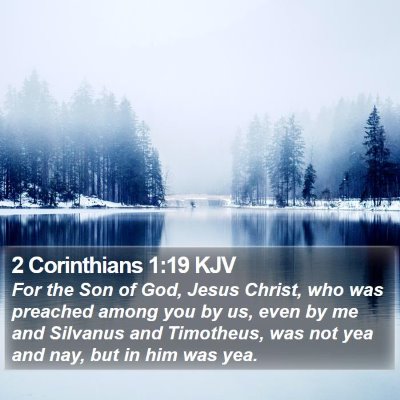 2 Corinthians 1:19 KJV Bible Verse Image