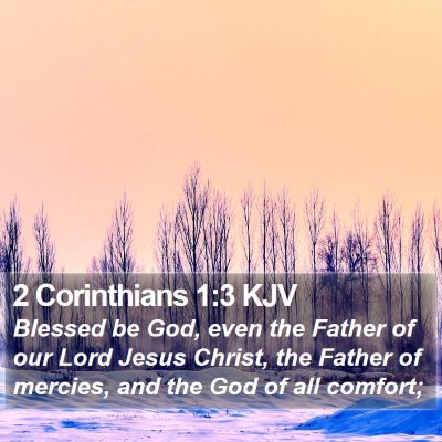 2 Corinthians 1:3 KJV Bible Verse Image