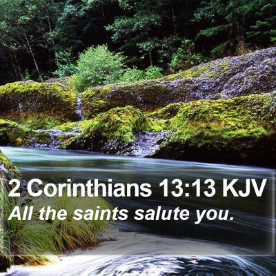 2 Corinthians 13:13 KJV Bible Verse Image