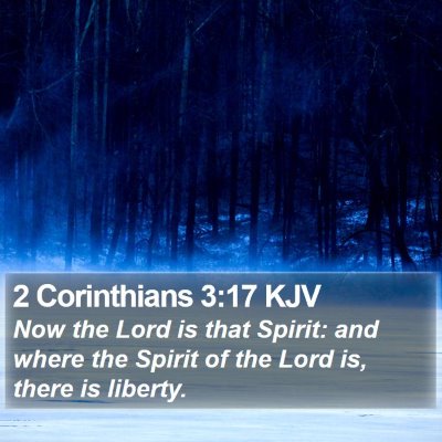 2 Corinthians 3:17 KJV Bible Verse Image