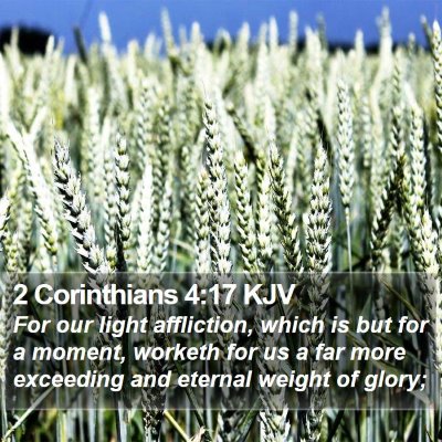 2 Corinthians 4:17 KJV Bible Verse Image