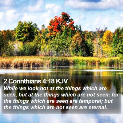 2 Corinthians 4:18 KJV Bible Verse Image