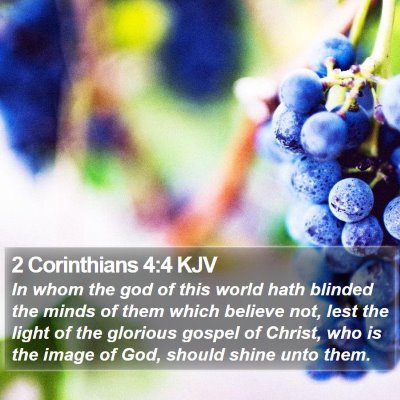 2 Corinthians 4:4 KJV Bible Verse Image