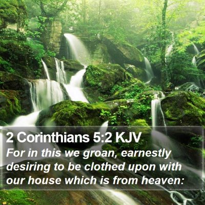 2 Corinthians 5:2 KJV Bible Verse Image