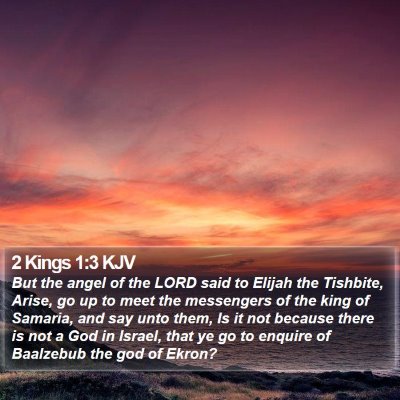 2 Kings 1:3 KJV Bible Verse Image