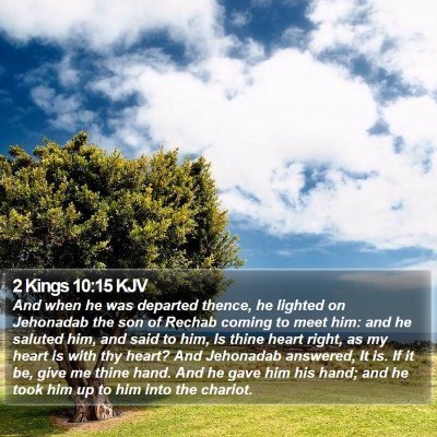 2 Kings 10:15 KJV Bible Verse Image