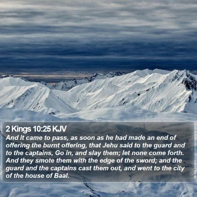 2 Kings 10:25 KJV Bible Verse Image