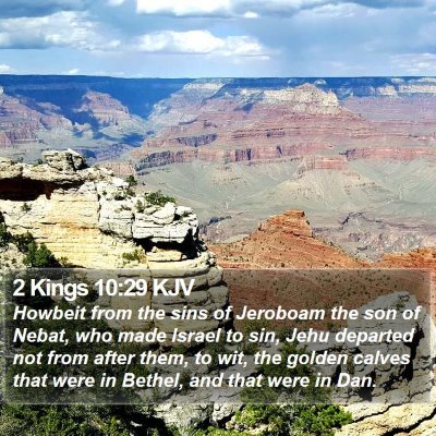 2 Kings 10:29 KJV Bible Verse Image