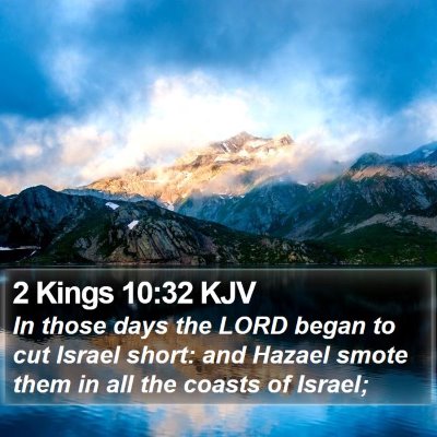 2 Kings 10:32 KJV Bible Verse Image