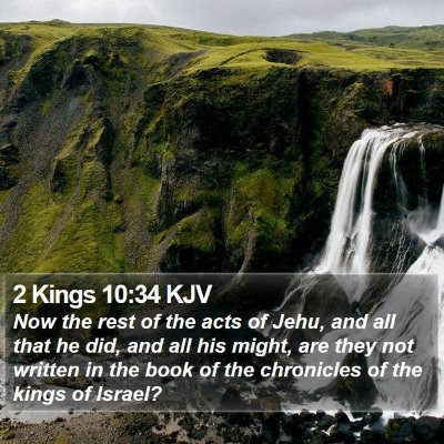 2 Kings 10:34 KJV Bible Verse Image