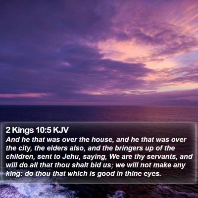 2 Kings 10:5 KJV Bible Verse Image