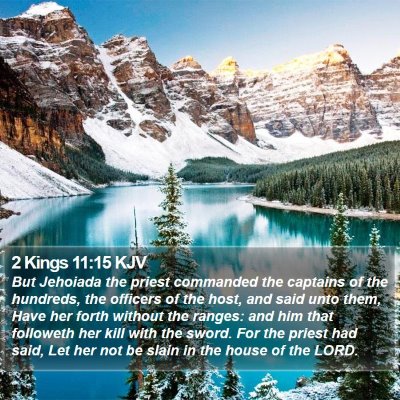 2 Kings 11:15 KJV Bible Verse Image