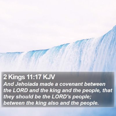 2 Kings 11:17 KJV Bible Verse Image